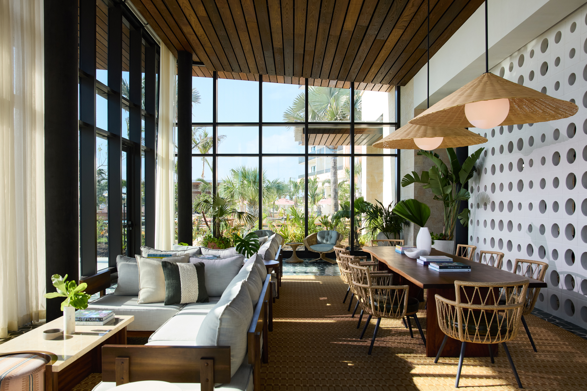 lobby at Hotel Indigo Grand Cayman